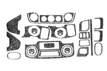 Nissan NV400 2010–2024 Obloge armaturne plošče (velik komplet) fotografija 3