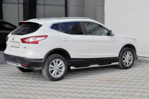 Nissan Qashqai 2014–2021 Stranske zaščitne cevi (2014-2017, 2 kos, nerj.) fotografija 1