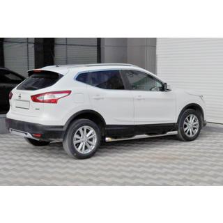 Stranske zaščitne cevi (2014-2017, 2 kos, nerj.) Nissan Qashqai 2014–2021 fotografija 1