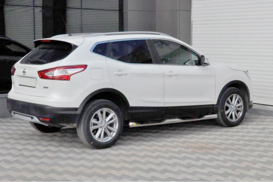 Nissan Qashqai 2014–2021 Stranske zaščitne cevi (2014-2017, 2 kos, nerj.) Image