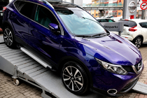 Nissan Qashqai 2014–2021 Stranske stopnice tipa X5 (2 kos, aluminij) fotografija 2