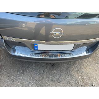 Zaščitna letev zadnjega odbijača OmsaLine sijaj (SW, nerjaveče jeklo) Opel Astra H 2004–2013 fotografija 4