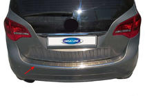 Opel Meriva 2010–2017 Zaščitna letev za zadnji odbijač OmsaLine (nerjaveče jeklo) fotografija 1