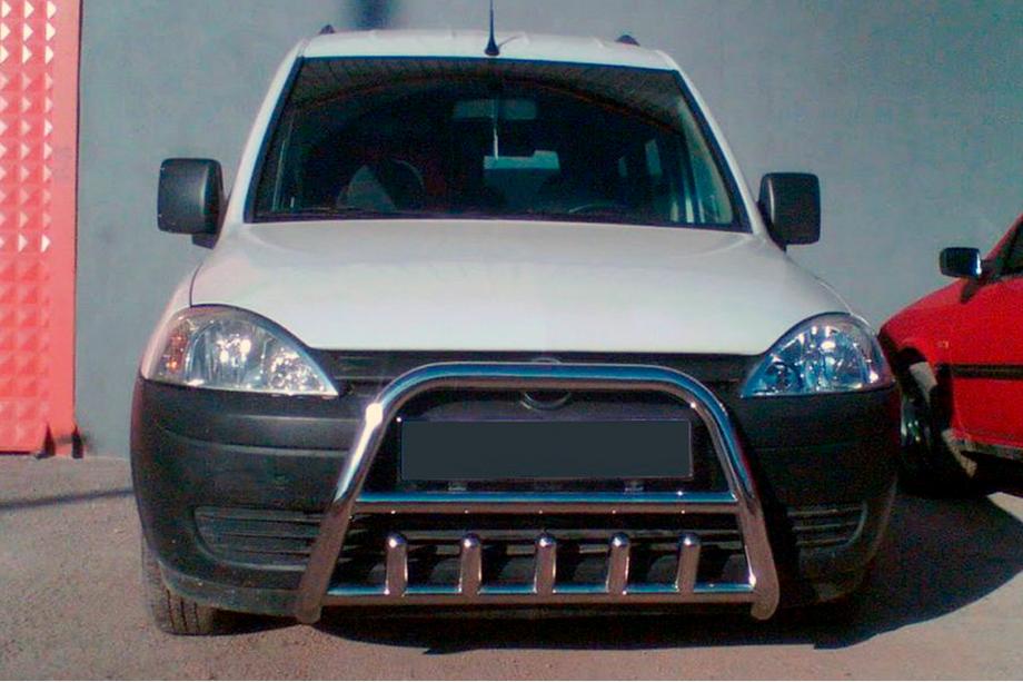 Opel Combo 2002–2012 Sprednji zaščitni lok (nerjavno jeklo) Fotografija 1