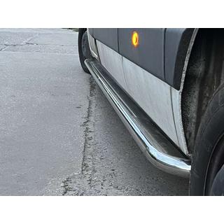 Premium bočne stopnice (2 kosa, nerjavno jeklo) fotografija 1