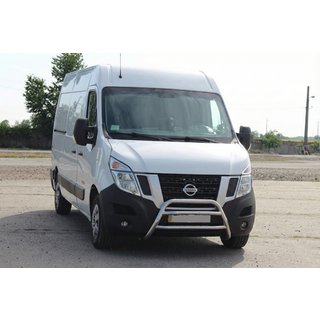 Prednji zaščitni lok WT018 (inox) Opel Movano 2010–2021 fotografija 1