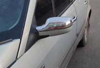 Renault Megane II 2004–2009 Kromirani pokrovi vzvratnih ogledal (2 kosa, nerjaveče jeklo) fotografija 1