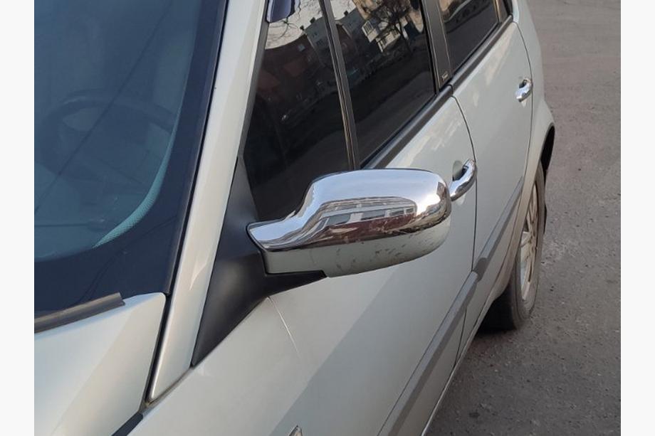 Renault Scenic/Grand 2003–2009 Kromirani pokrovi vzvratnih ogledal (2 kosa, nerjaveče jeklo) Image