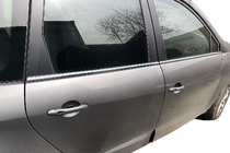 Renault Scenic/Grand 2009–2016 Okenske obrobe (4 kos, nerjavno jeklo) fotografija 3