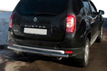 Dacia Duster 2008–2018 Ravna zadnja zaščitna cev (nerjavno jeklo) fotografija 1