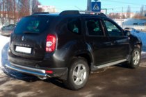Dacia Duster 2008–2018 Ravna zadnja zaščitna cev (nerjavno jeklo) fotografija 2