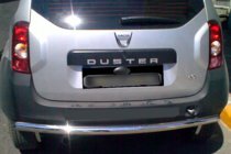 Dacia Duster 2008–2018 Ravna zadnja zaščitna cev (nerjavno jeklo) fotografija 6