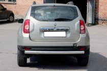 Dacia Duster 2008–2018 Ravna zadnja zaščitna cev (nerjavno jeklo) fotografija 3