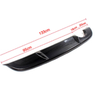 Volkswagen Golf 6 2008–2014 Difuzor zadnjega odbijača V1 (za Base HB 2010-2013, karbon) fotografija 5