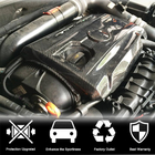 Volkswagen Golf 6 2008–2014 Pokrov motorja (za GTI HB 2010-2013, Karbon) fotografija 2