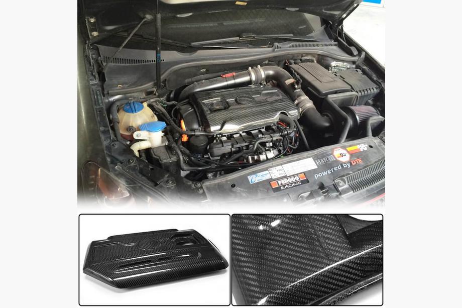 Volkswagen Golf 6 2008–2014 Pokrov motorja (za GTI HB 2010-2013, Karbon) Image