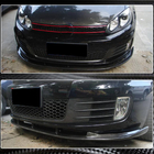 Volkswagen Golf 6 2008–2014 Sprednji lip odbijača Lip V2 (za GTI HB 2010-2013, karbon) fotografija 4