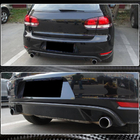 Volkswagen Golf 6 2008–2014 Difuzor zadnjega odbijača V2 (za GTI HB 2010-2013, karbon) fotografija 3