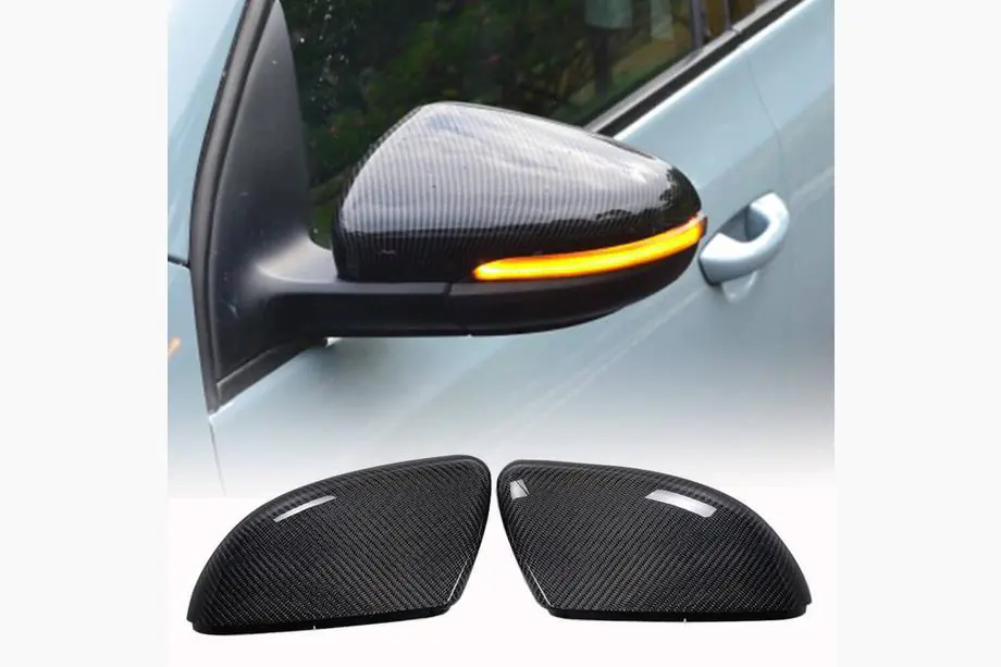 Volkswagen Golf 6 2008–2014 Pokrovi ogledal V1 (za HB 2010-2013, karbon) Image