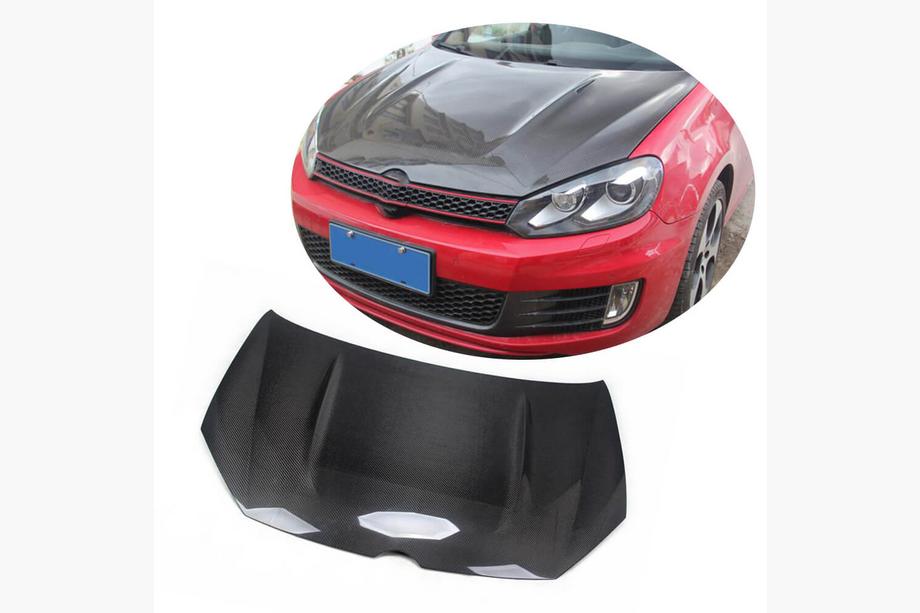 Volkswagen Golf 6 2008–2014 Pokrov motorja (za HB 2010-2013, karbonski) Image