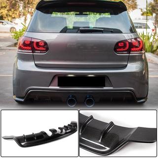 Difuzor zadnjega odbijača V1 (za R/R20 HB 2010-2013, karbon) Volkswagen Golf 6 2008–2014 fotografija 1
