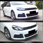 Volkswagen Golf 6 2008–2014 Lip za sprednji odbijač Lip V1 (za R HB 2010-2013, karbon) fotografija 4