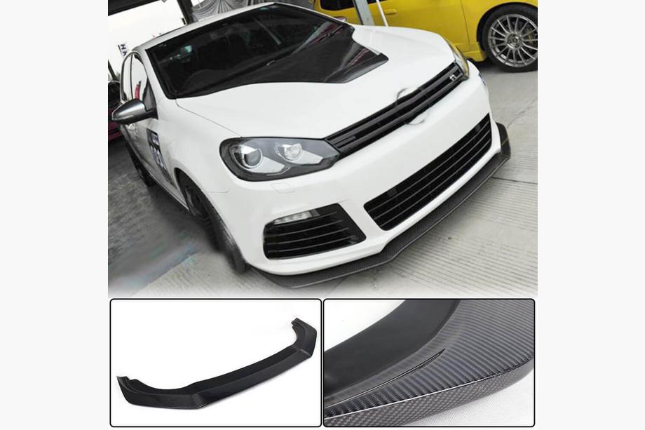 Volkswagen Golf 6 2008–2014 Sprednja odbijačna lipa Lip V2 (za R HB 2010-2013, karbon) Image