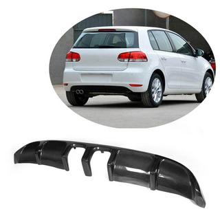 Difuzor zadnjega odbijača V2 (za Base HB 2010-2013, karbon) Volkswagen Golf 6 2008–2014 fotografija 1