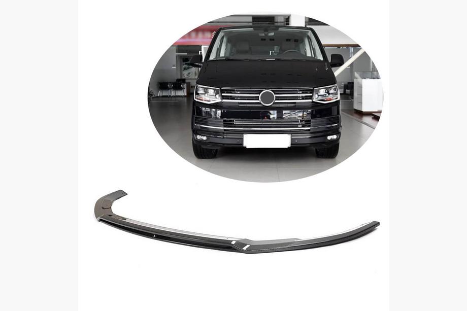 Volkswagen T6 2015–2024 Lip za sprednji odbijač (za 2015-2019, Karbon) Image