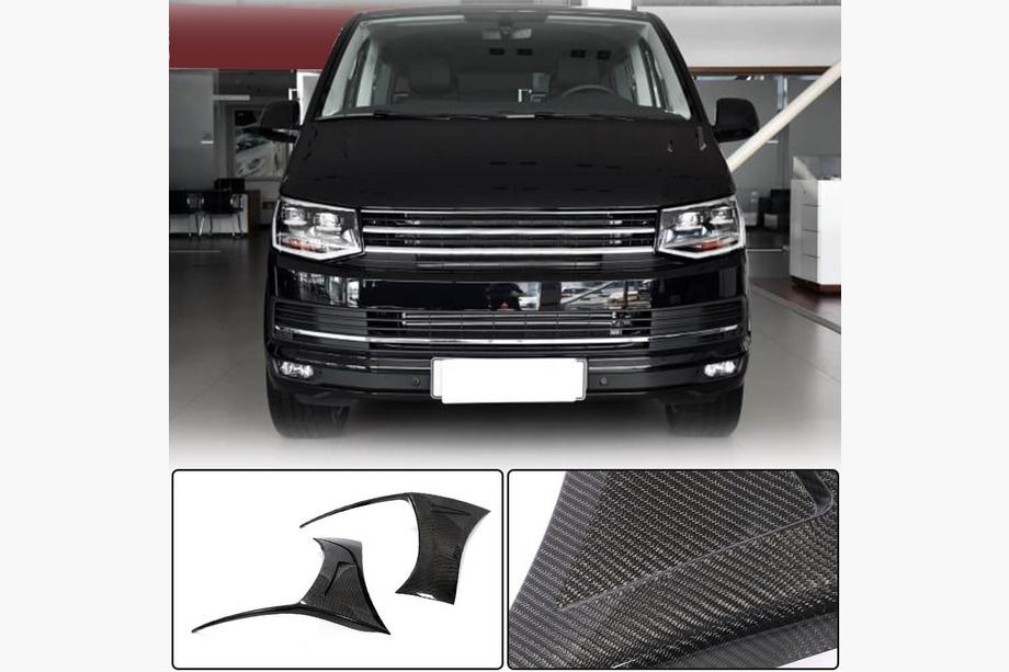 Volkswagen T6 2015–2024 Karbonski dodatki za sprednji odbijač (za 2015-2019) Image