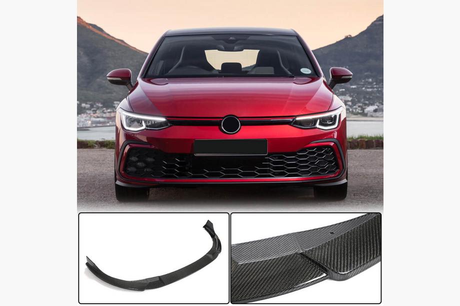 Volkswagen Golf 8 2019– Sprednja lipa odbijača Lip (za GTI HB, karbon) Image