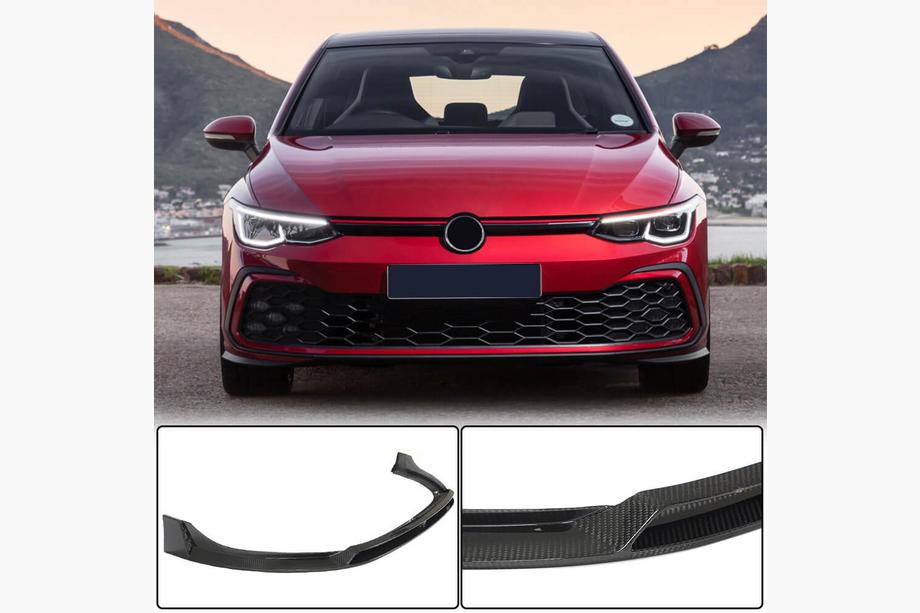 Volkswagen Golf 8 2019– Lip za sprednji odbijač Lip (za GTI HB, suh karbonski kompozit) Image