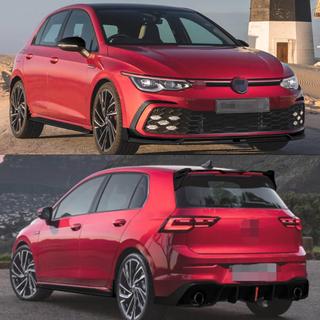 Komplet body kit Carbon FullSet (za GTI & R EU HB 2019-2024), karbon fotografija 2