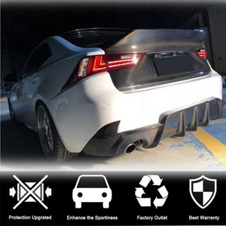 Difuzor zadnjega odbijača V1 (za Base/F-Sport 2013-2016, karbon) Lexus IS 2013– fotografija 2
