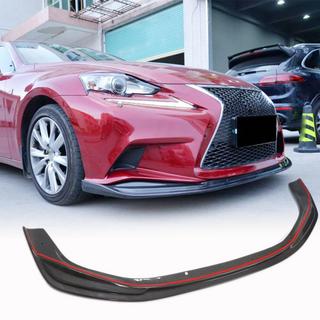 Karbon dodatek Lip za sprednji odbijač (za F-Sport 2013-2016, Carbon) Lexus IS 2013– fotografija 1