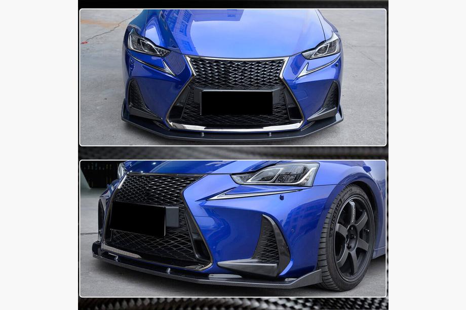 Lexus IS 2013– Lip spojler sprednjega odbijača (za Base/F-Sport 2016-2020, karbon) Image