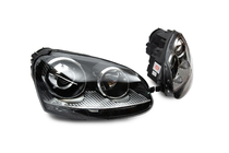 Volkswagen Golf 5 2003–2009 Sprednji žarometi s projektorsko lečo Black (2 kos) fotografija 3
