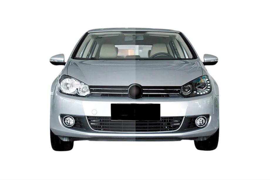 Volkswagen Golf 6 2008–2014 LED sprednji žarometi z DRL (2 kosa) Image
