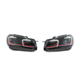 Sprednji žarometi Golf 7 Style Red (brez krmilnih enot, 2 kos) fotografija 2