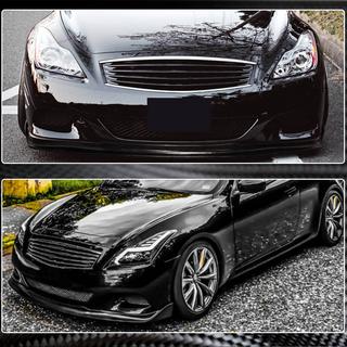 Sprednji lip za odbijač (za G37 Coupe 2009-2013, karbon) Infiniti G25/G35/37 (V36/CV36) 2006–2015 fotografija 3