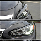 Infiniti Q50/Q60 2013–2024 Obrvi za žaromete (za Q50 2014-2017, karbon) fotografija 4