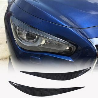 Obrvi za žaromete (za Q50 2014-2017, karbon) Infiniti Q50/Q60 2013–2024 fotografija 1
