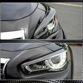 Obrvi za žaromete (za Q50 2014-2017, karbon) Infiniti Q50/Q60 2013–2024 fotografija 4