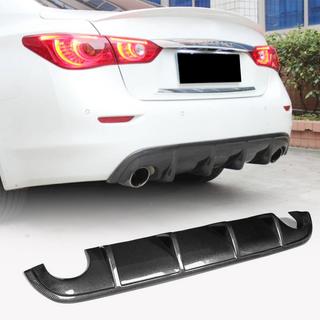 Difuzor zadnjega odbijača V1 (za Q50 Base/Sport 2014-2017, karbon) Infiniti Q50/Q60 2013–2024 fotografija 1