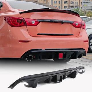 Difuzor zadnjega odbijača V2 (za Q50 Base/Sport 2014-2017, karbon) Infiniti Q50/Q60 2013–2024 fotografija 1