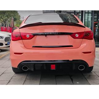Difuzor zadnjega odbijača V2 (za Q50 Base/Sport 2014-2017, karbon) Infiniti Q50/Q60 2013–2024 fotografija 2