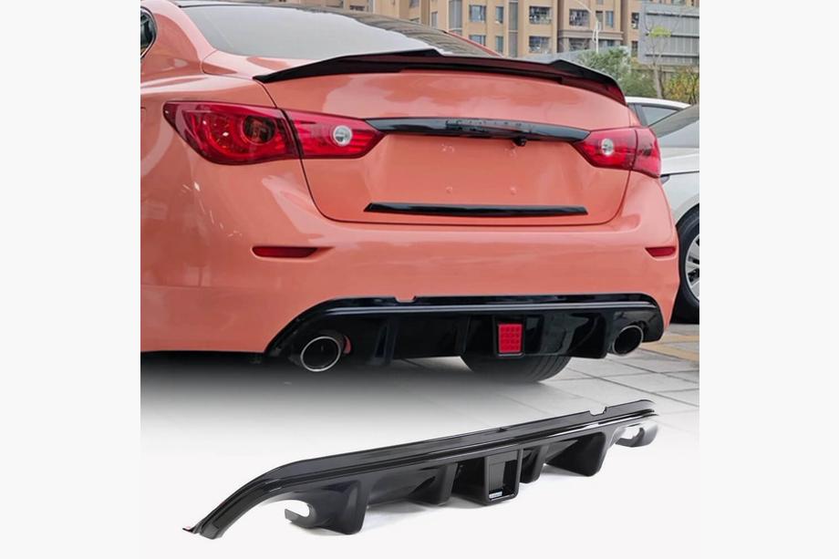 Infiniti Q50/Q60 2013–2024 Difuzor zadnjega odbijača V2 (za Q50 Base/Sport 2014-2017, karbon) Image