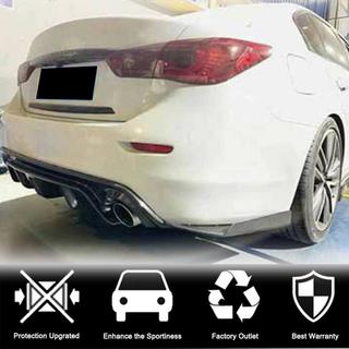 Karbon obloge zadnjega odbijača (za Q50 Base/Sport 2014-2017) Infiniti Q50/Q60 2013–2024 fotografija 2