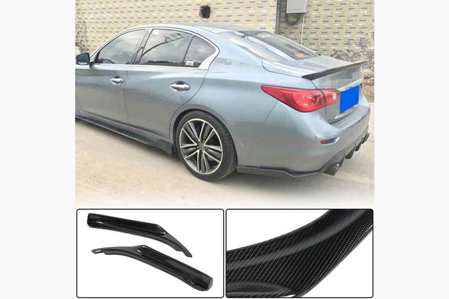 Infiniti Q50/Q60 2013–2024 Karbon obloge zadnjega odbijača (za Q50 Base/Sport 2014-2017) Image