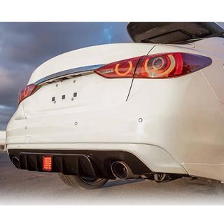 Difuzor zadnjega odbijača V1 (za Q50 Base/Sport 2018-2023) Infiniti Q50/Q60 2013–2024 fotografija 3